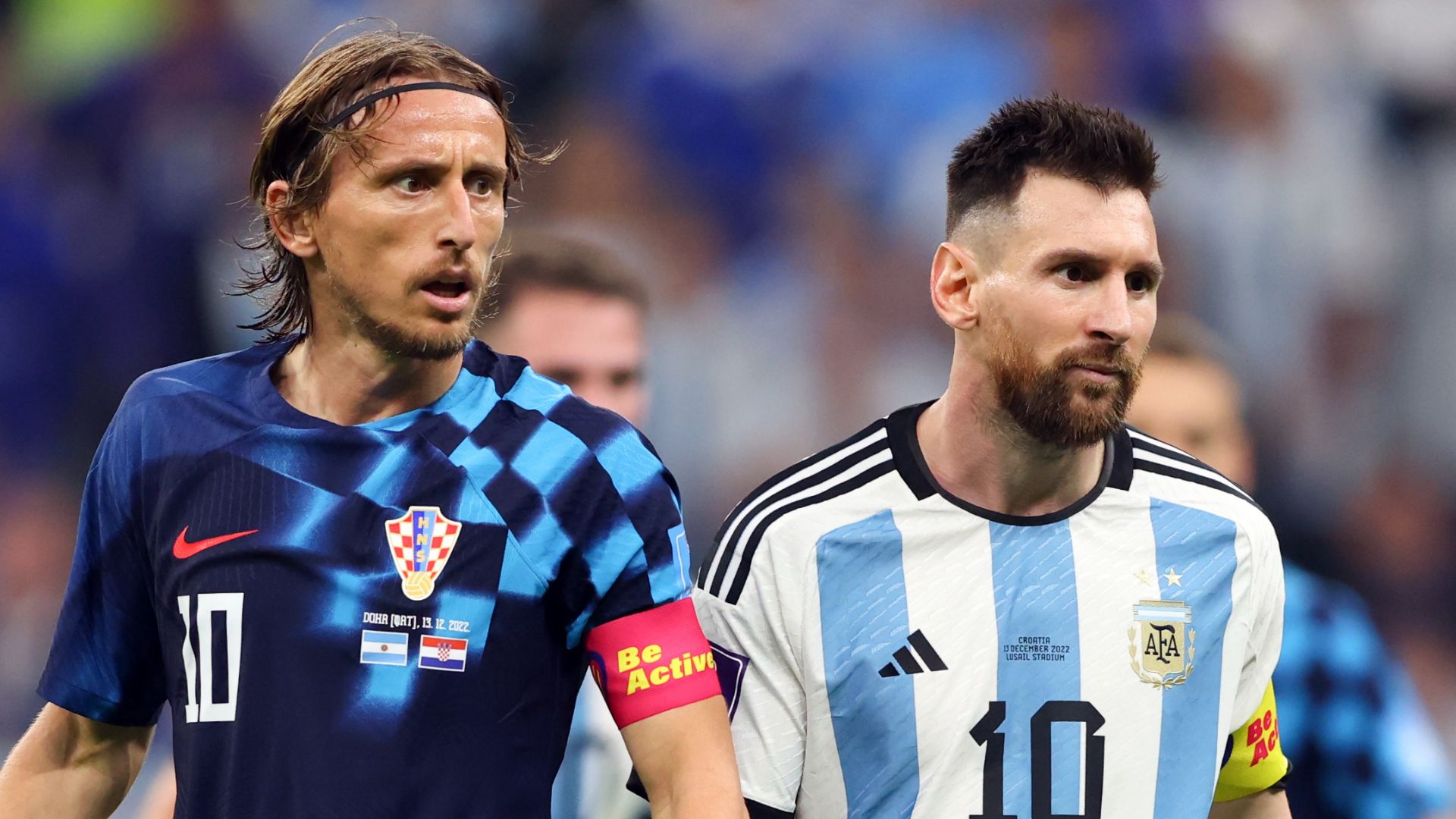 Luka Modric Lionel Messi