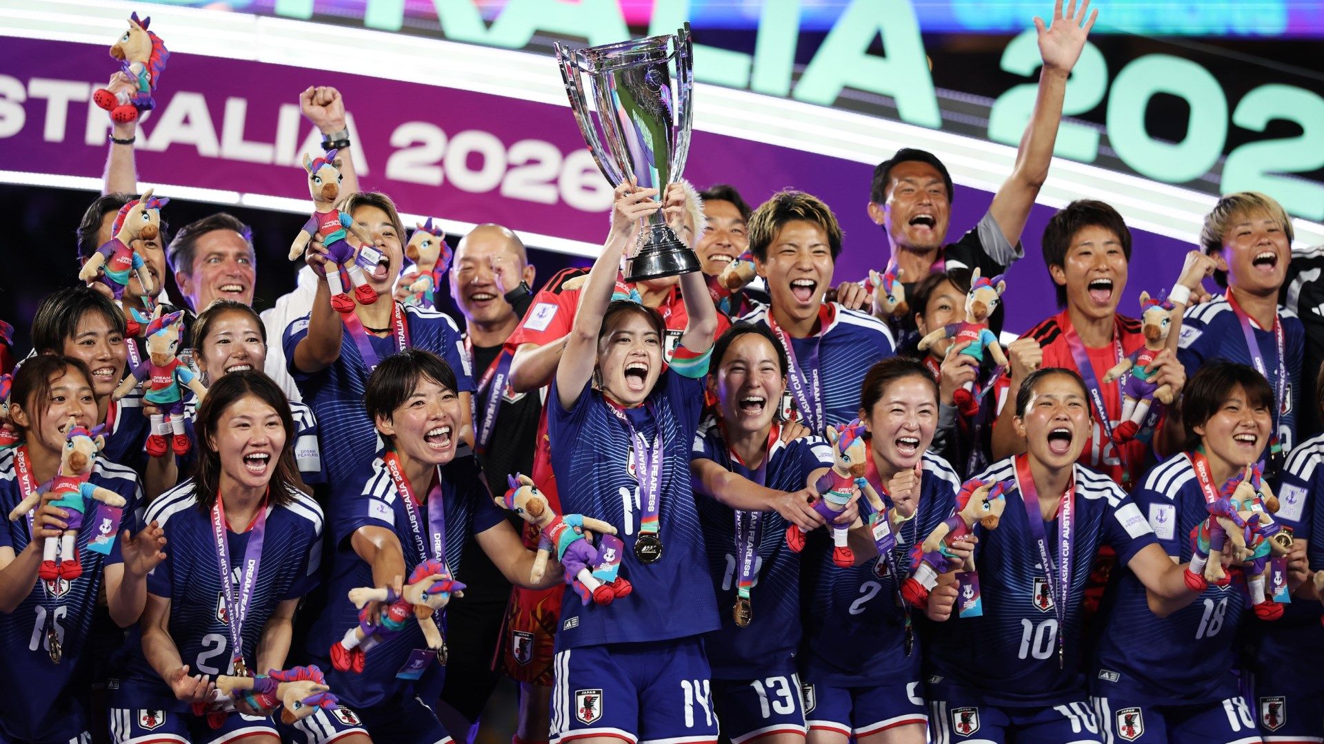 Japan Women's Asian Cup trophy 2026