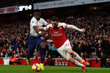 Serge Aurier Sead Kolasinac Arsenal Tottenham English Premier League 12/02/18