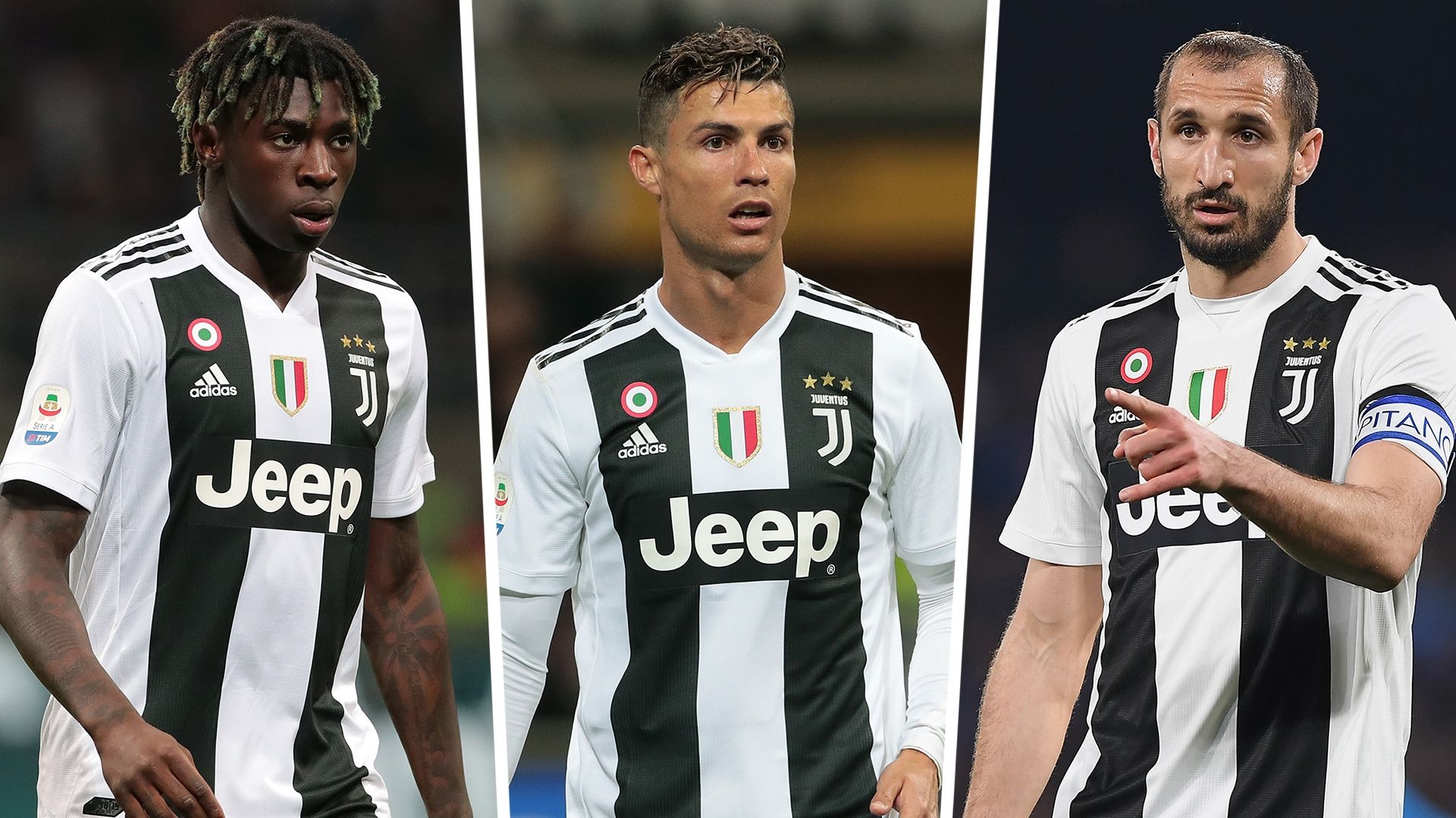 Kean Ronaldo Chiellini Juventus