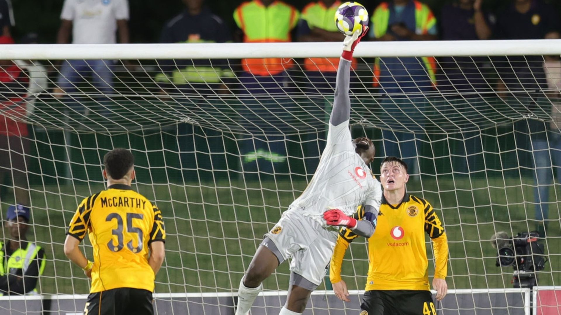 Bruce Bvuma, Aden McCarthy and Bradley Cross, Kaizer Chiefs