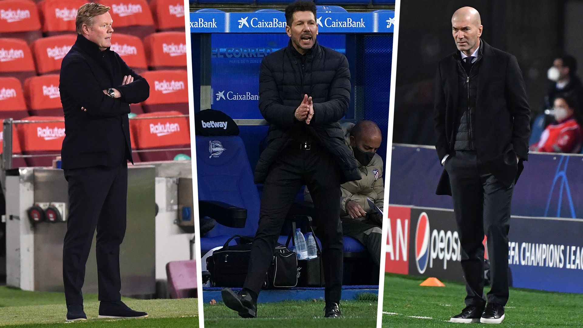 Koeman, Zidane, Simone