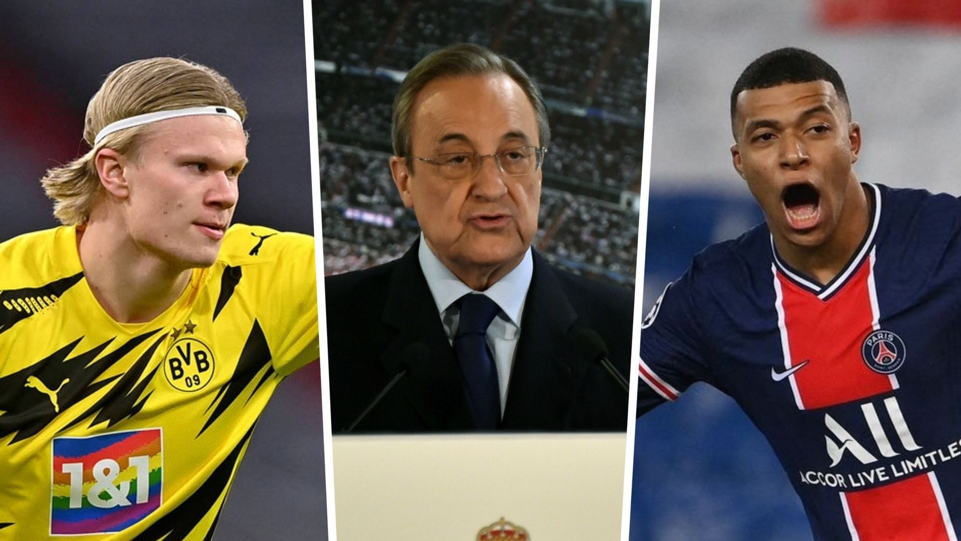 Haaland, Perez, Mbappe