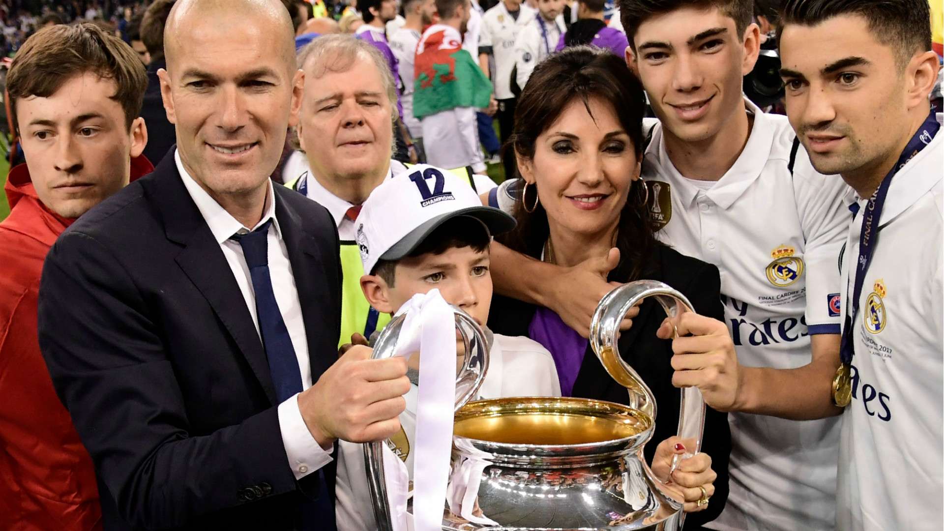 Zinedine Zidane Elyaz Enzo Theo Champions League 2017