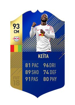 FIFA 18 Bundesliga Team of the Season Naby Keita
