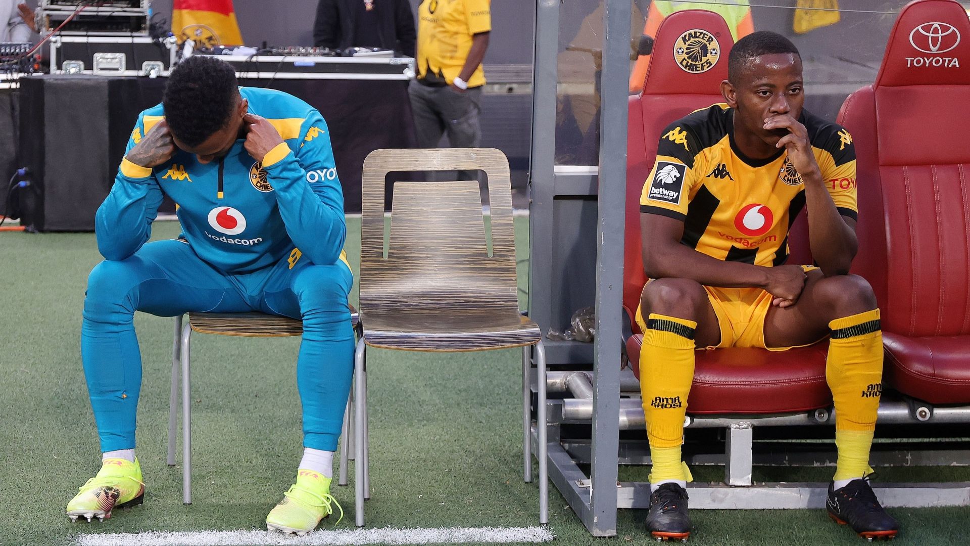 Inacio Miguel and Thabo Cele, Kaizer Chiefs
