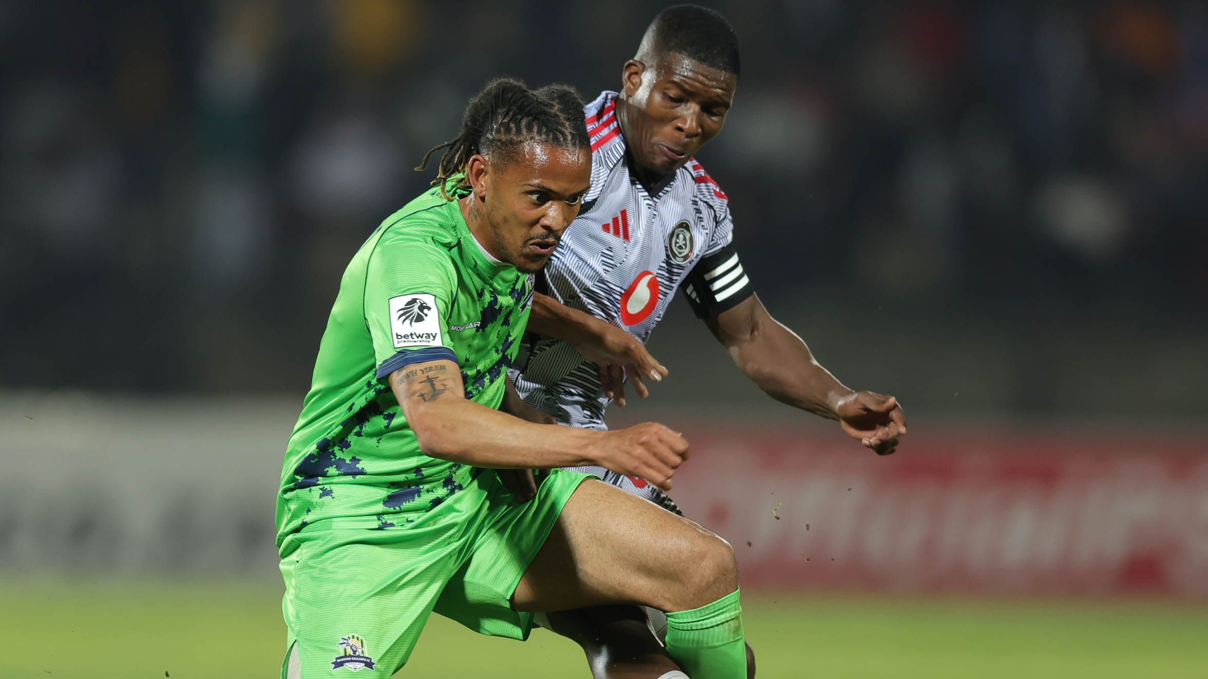 Jaisen Clifford and Mbekezeli Mbokazi, Marumo Gallants vs Orlando Pirates