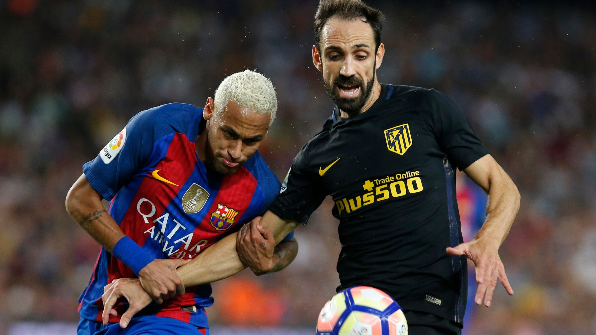 NEYMAR BARCELONA JUANFRAN ATLETICO MADRID