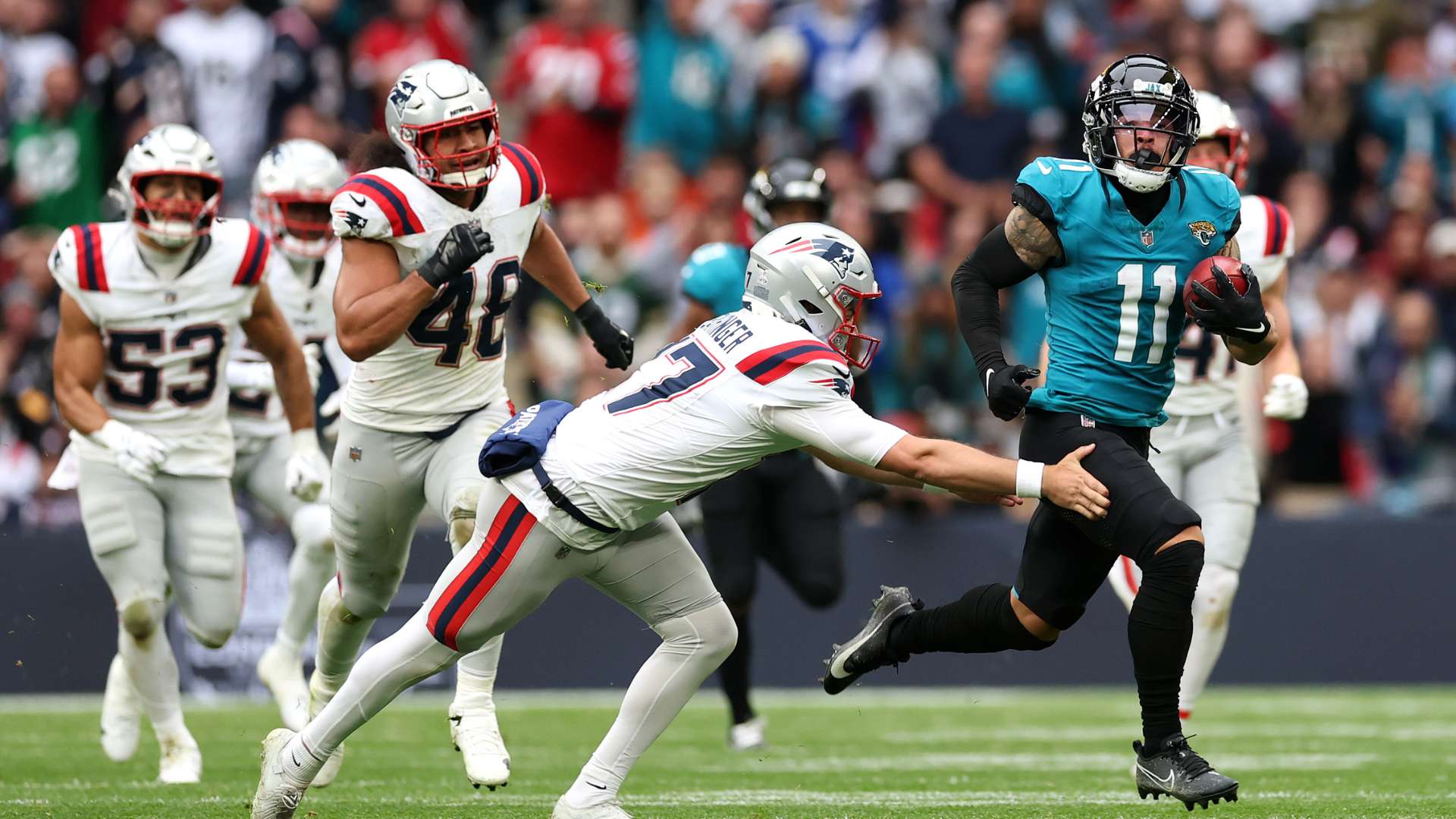 jacksonville jaguars v new england patriots wembley stadium - Getty Images