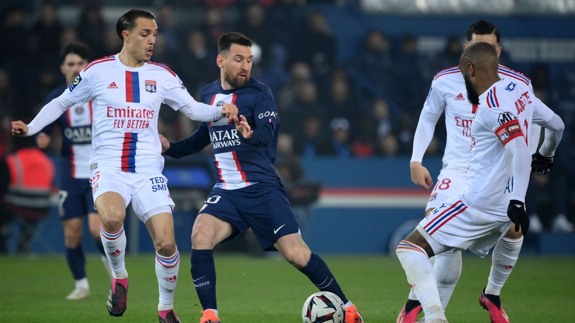 Lionel Messi PSG Lyon