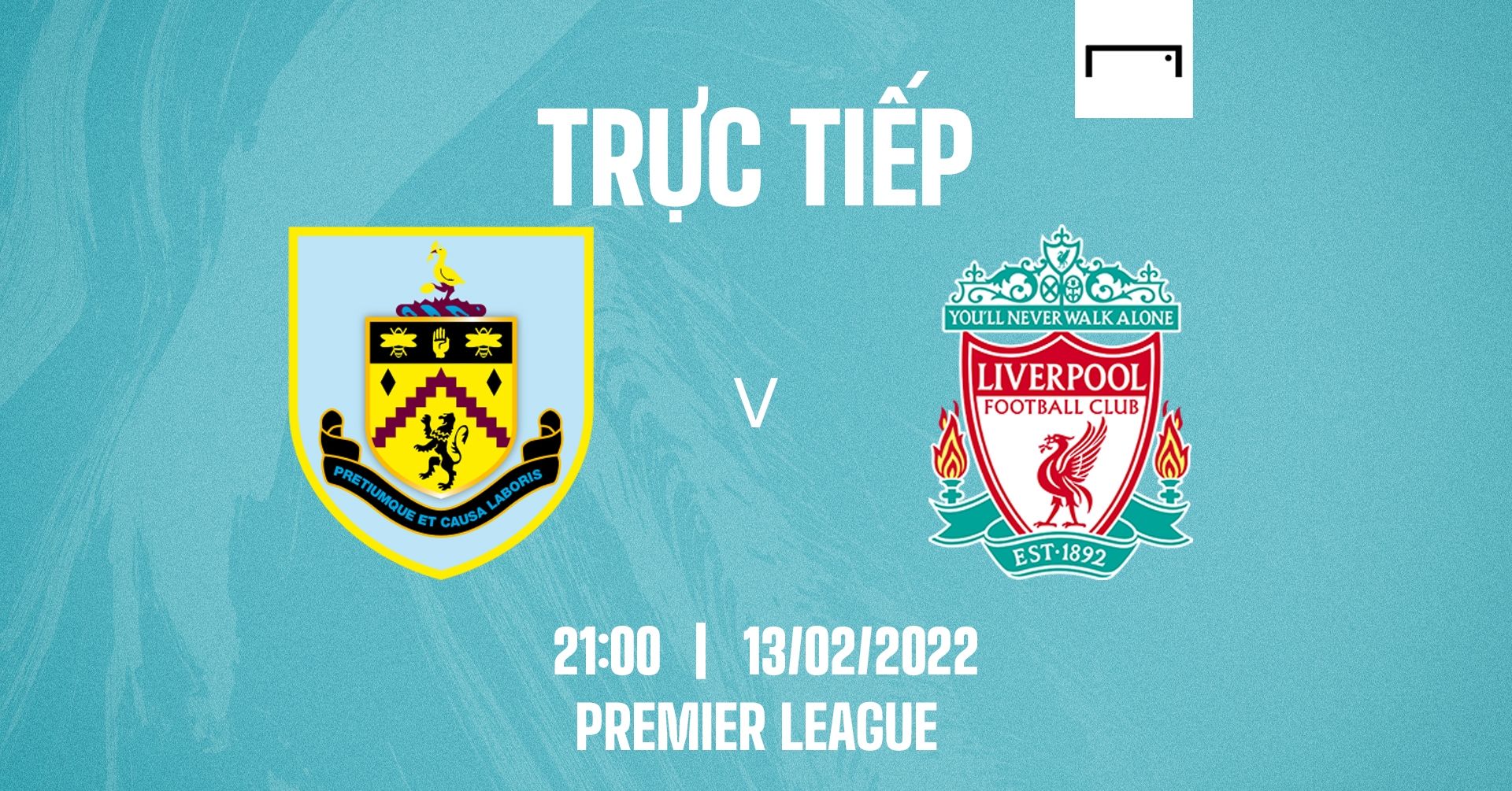 Live Burnley vs Liverpool Premier League 2021/22 GFX