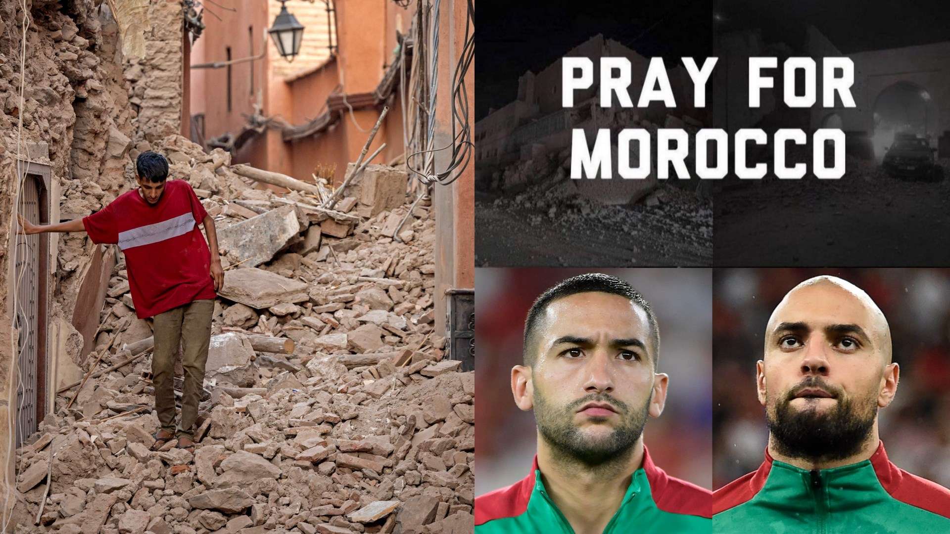 Morocco earthquake Hakim Ziyech Sofyan Amrabat