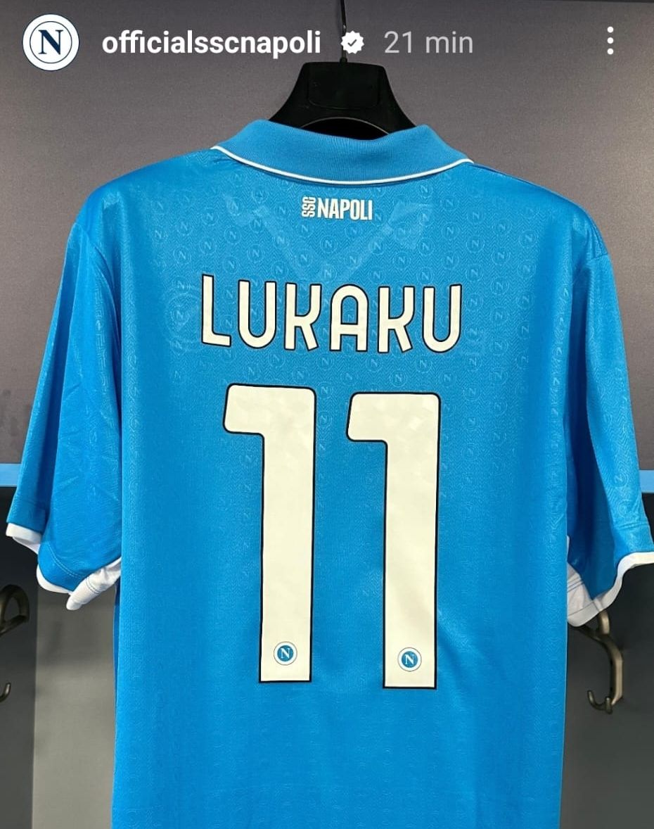 Romelu Lukaku n.11 Napoli