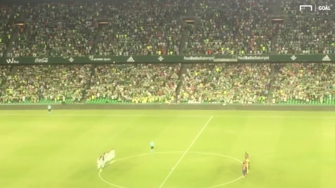Minuto de silencio Betis