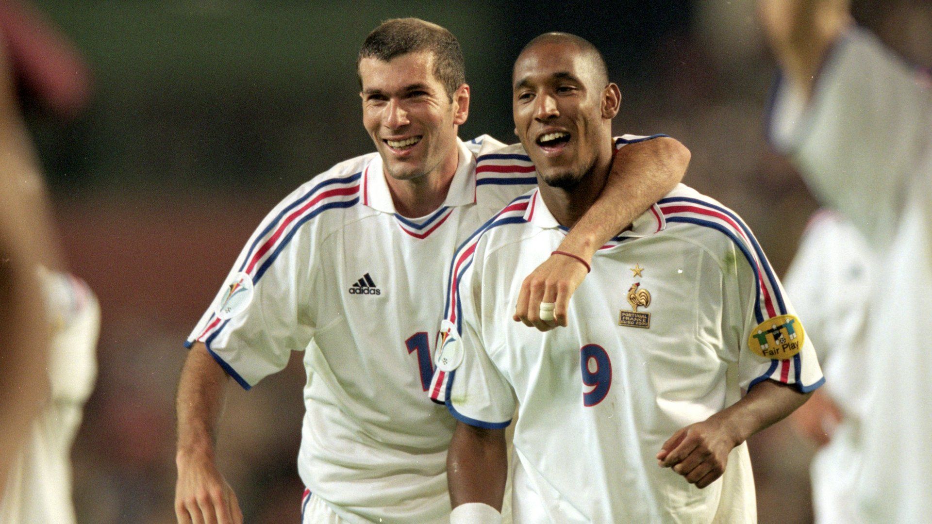 Nicolas Anelka Zinedine Zidane euro 2000