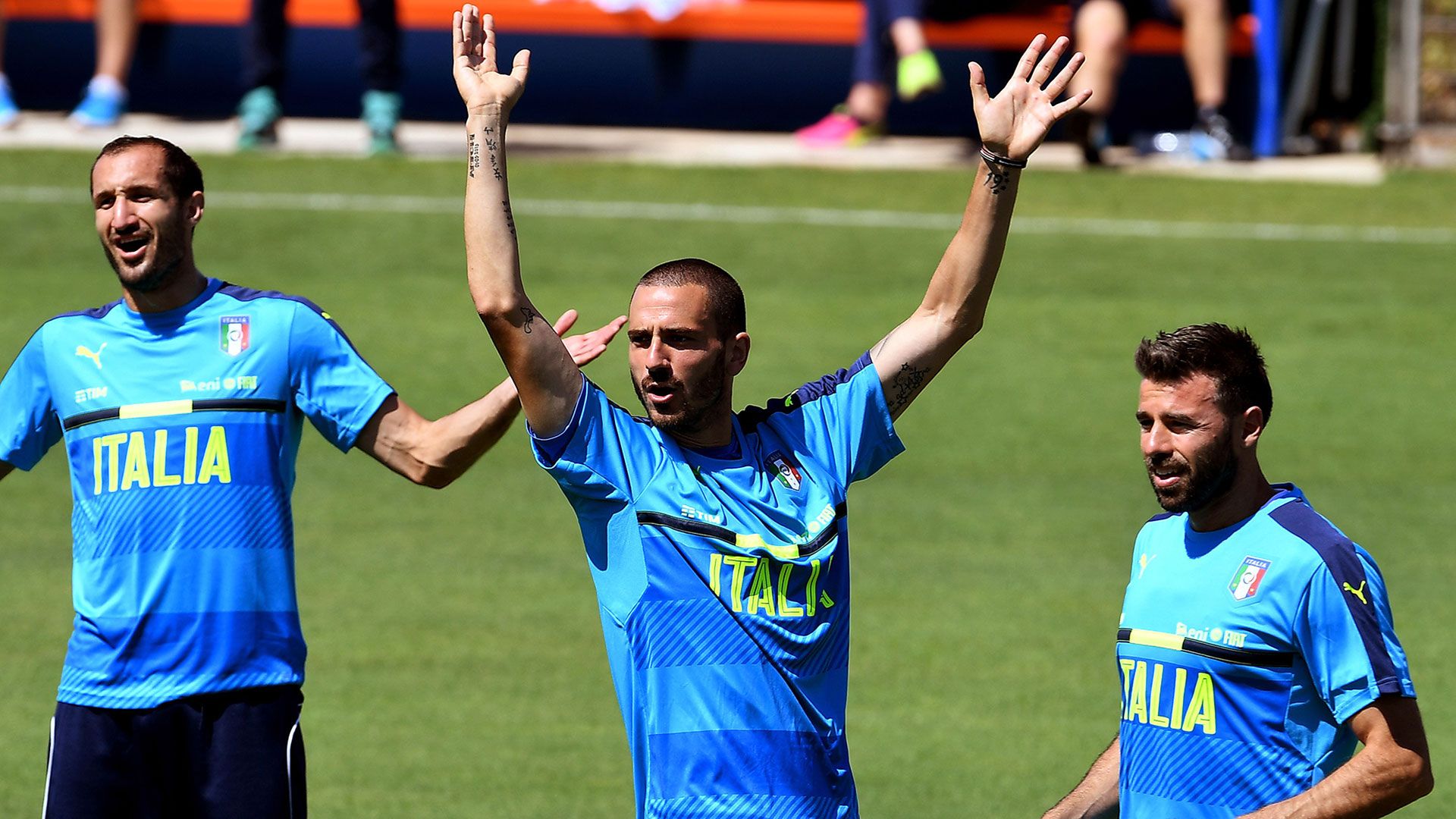 Giorgio Chiellini Leonardo Bonucci Andrea Barzagli