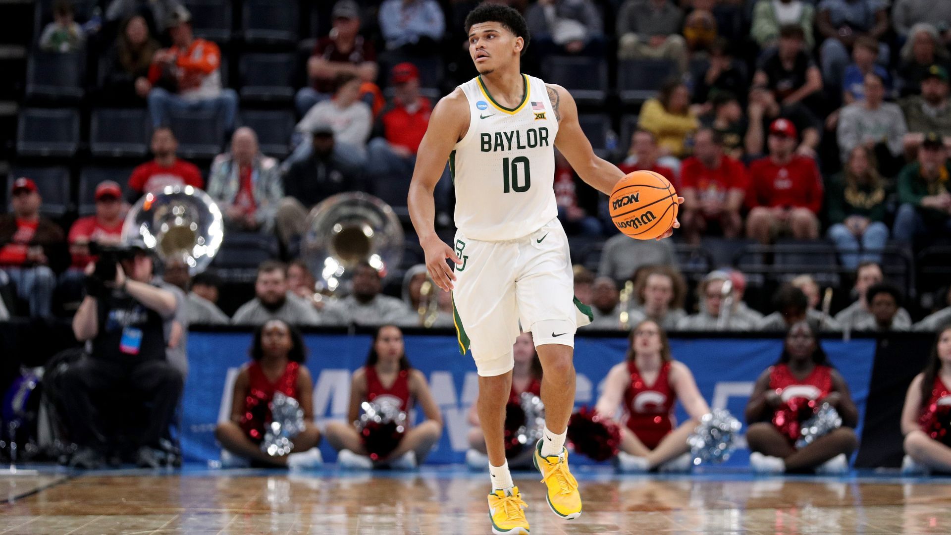 NCAA March Madness  RayJ Dennis #10 of the Baylor Bears 