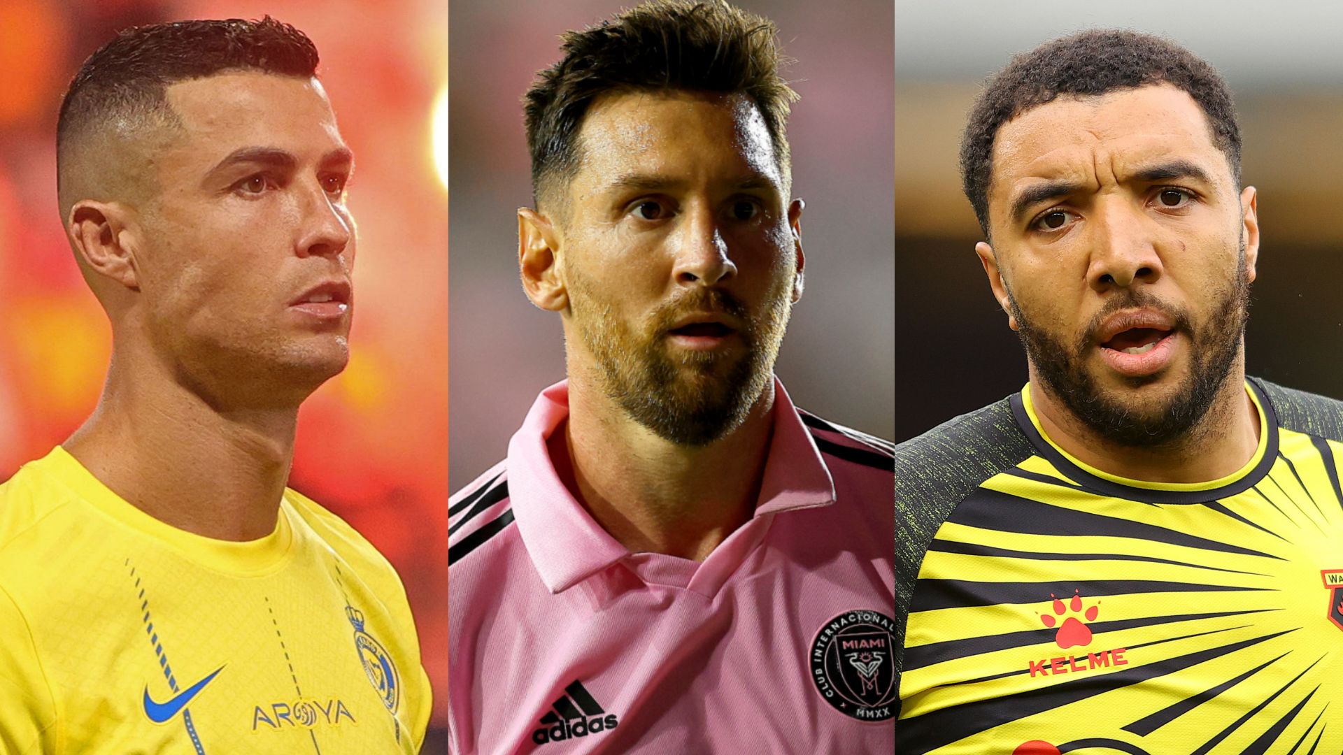 Cristiano Ronaldo Lionel Messi Troy Deeney