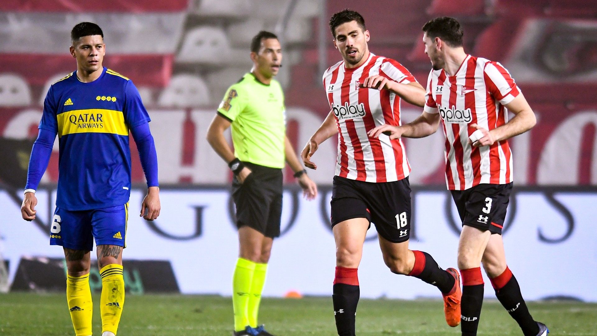 Fabian Noguera Estudiantes Boca Torneo Liga Profesional 15082021