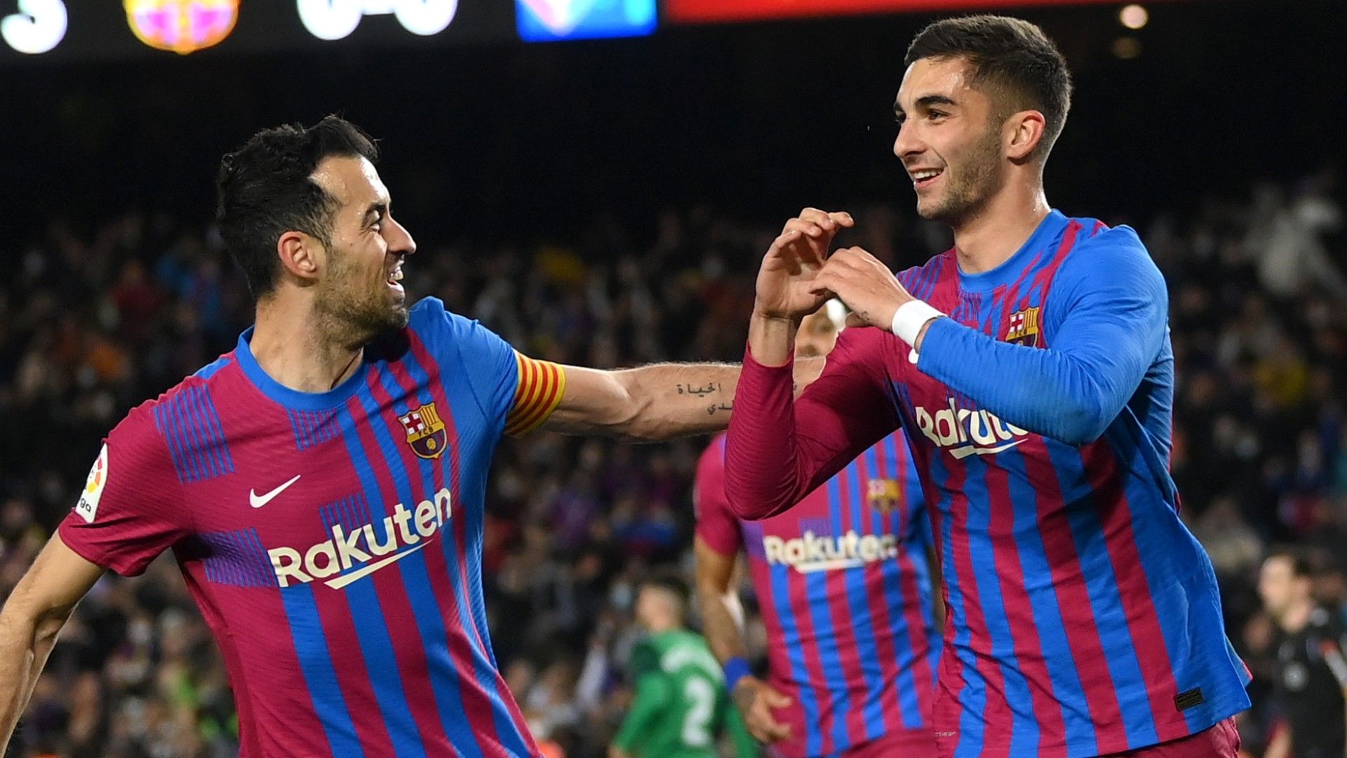 SERGIO BUSQUETS FERRAN TORRES BARCELONA LALIGA 13032022