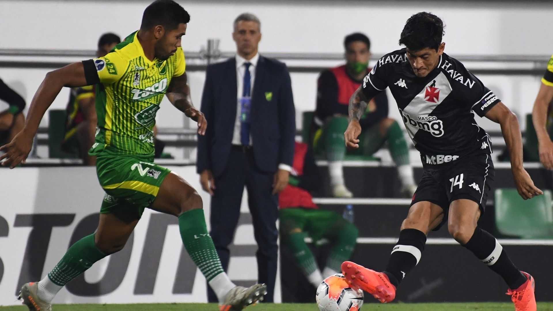 Germán Cano Defensa y Justicia Vasco Copa Sul-Americana