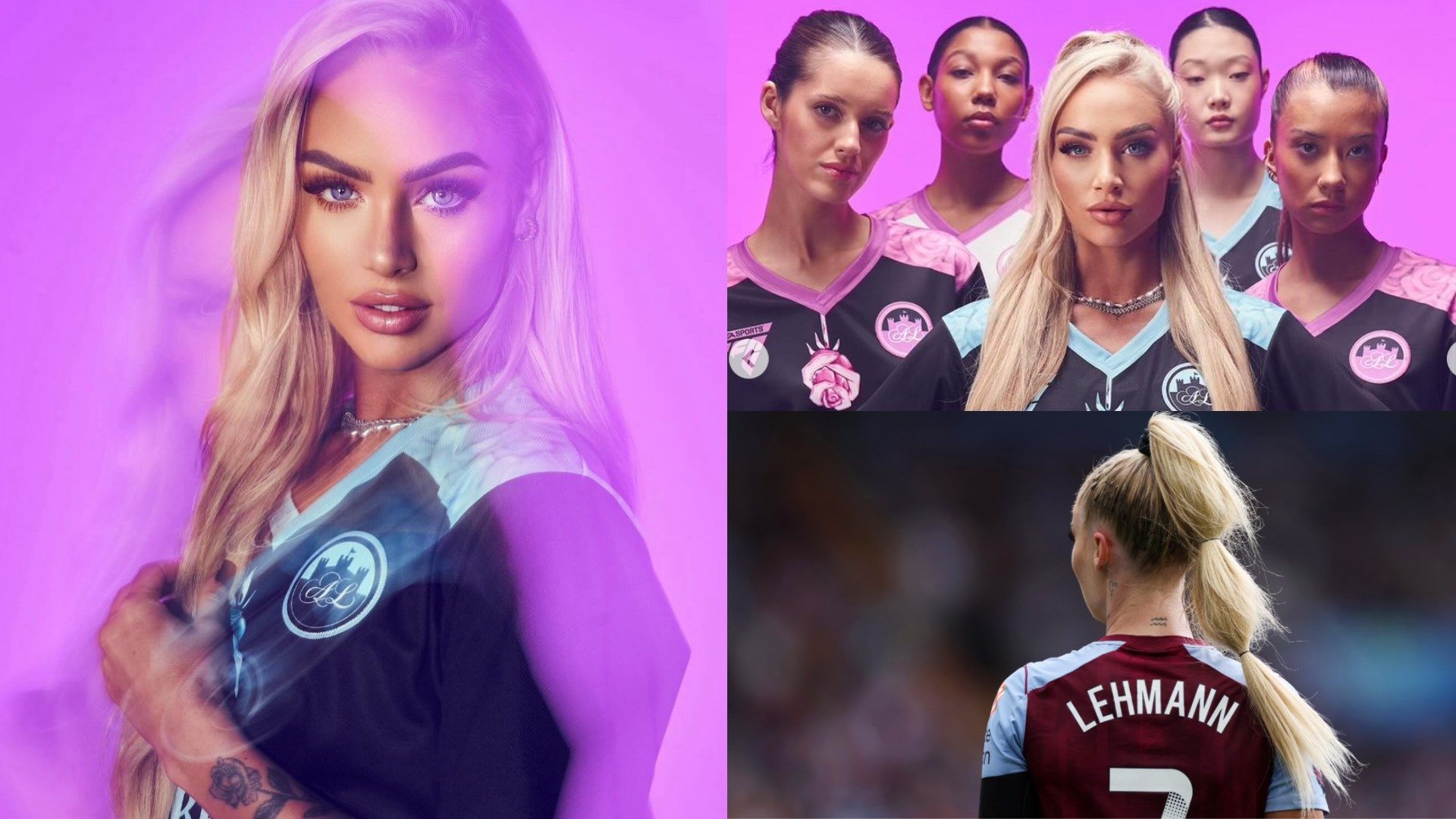 Alisha Lehmann Aston Villa 'Be Brave' kit