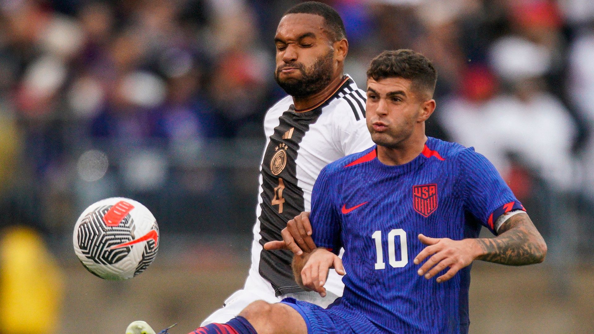 JONATHAN TAH GERMANY CHRISTIAN PULISIC USA 14102023