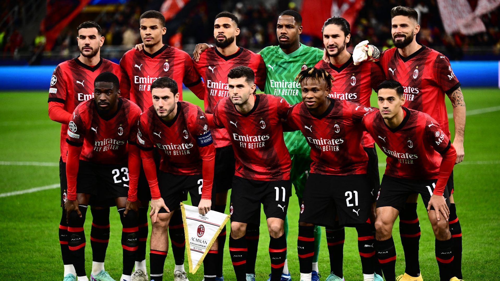 Milan squad