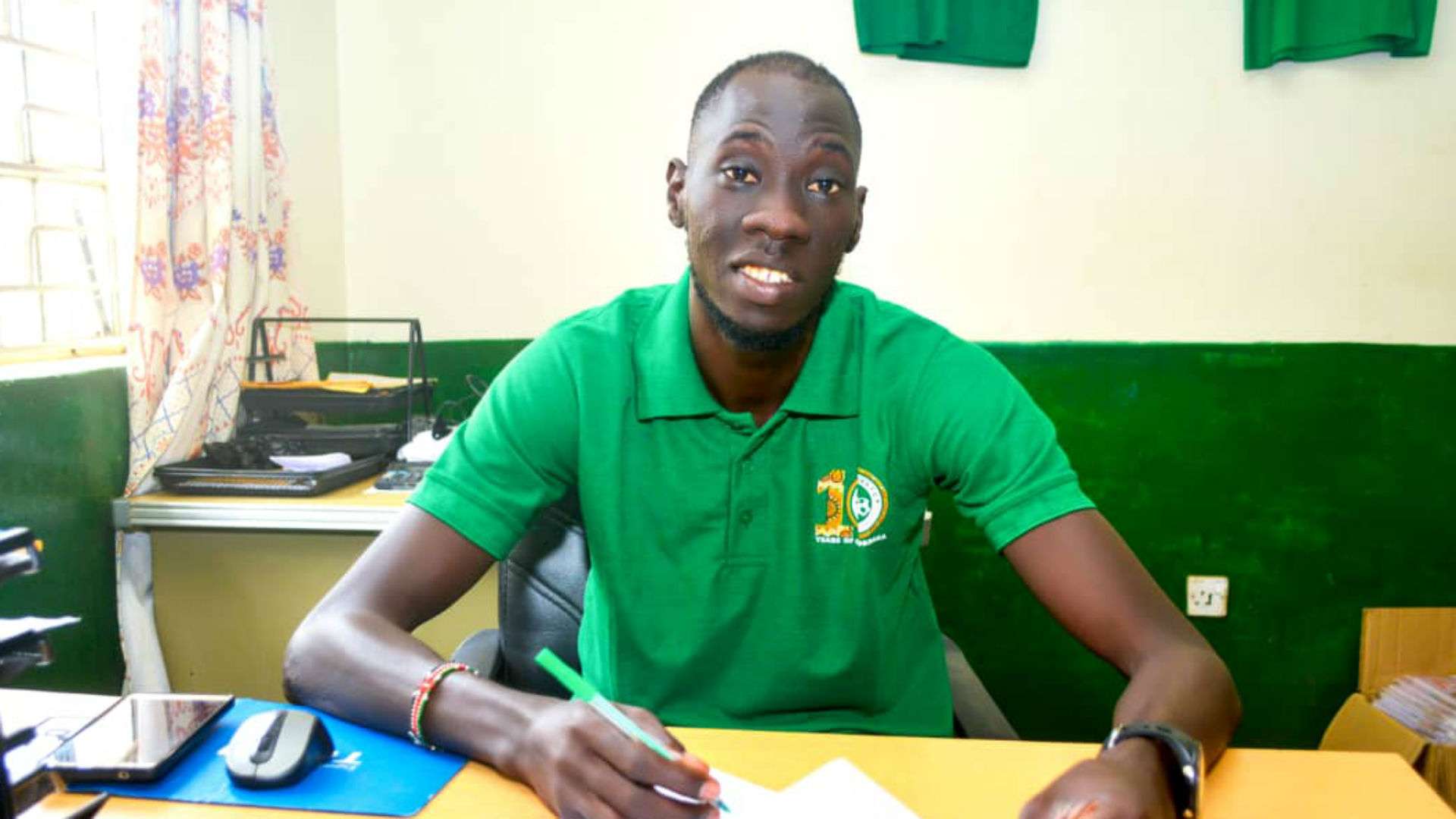Augustine Opoka signs for Onduparaka FC.