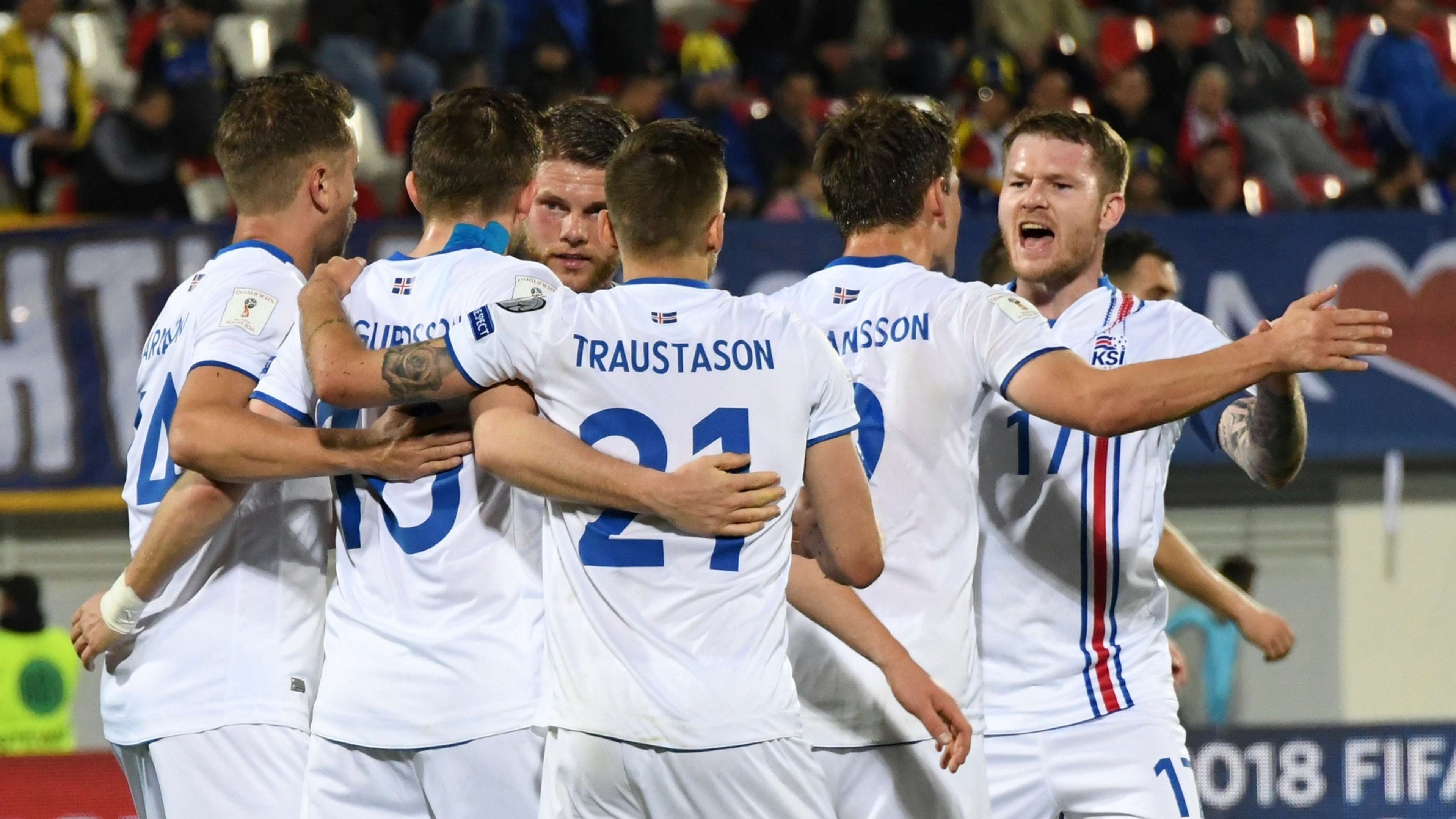 Kosova Iceland Goal Celebration 03242017