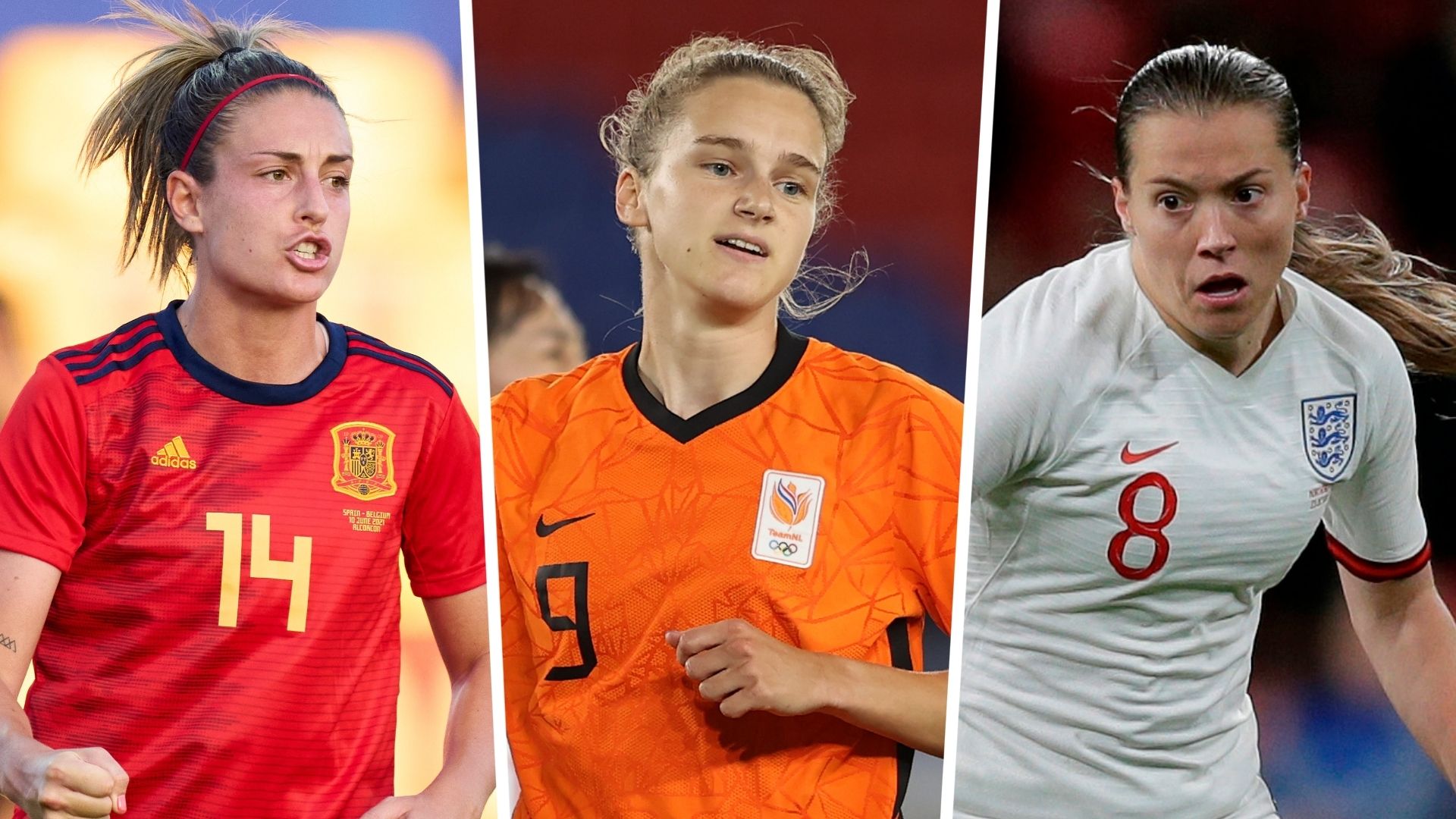 Alexia Putellas Vivianne Miedema Fran Kirby split