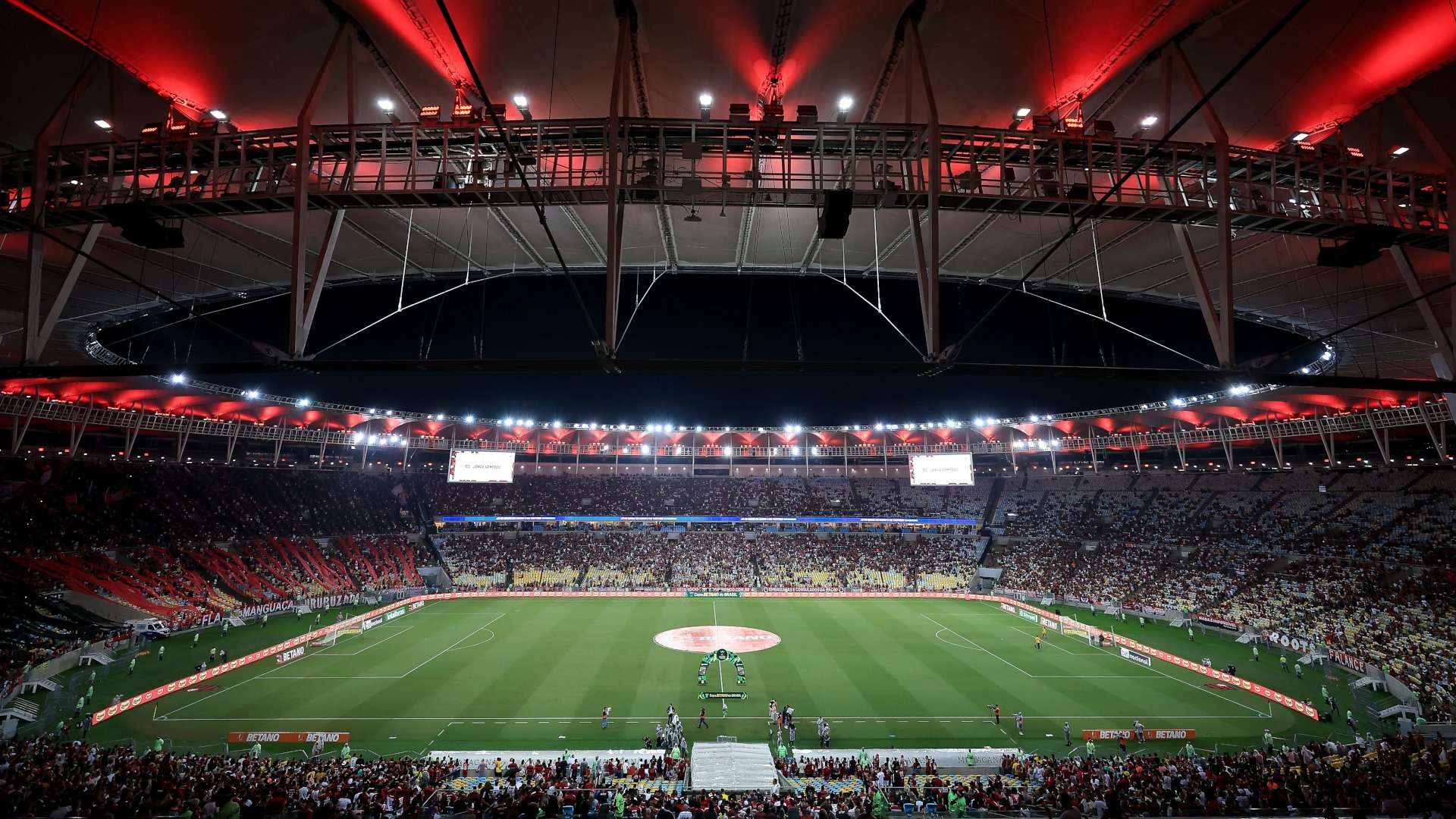 Estádio do Maracanã no jogo Flamengo x Maringá, pela Copa do Brasil 2023