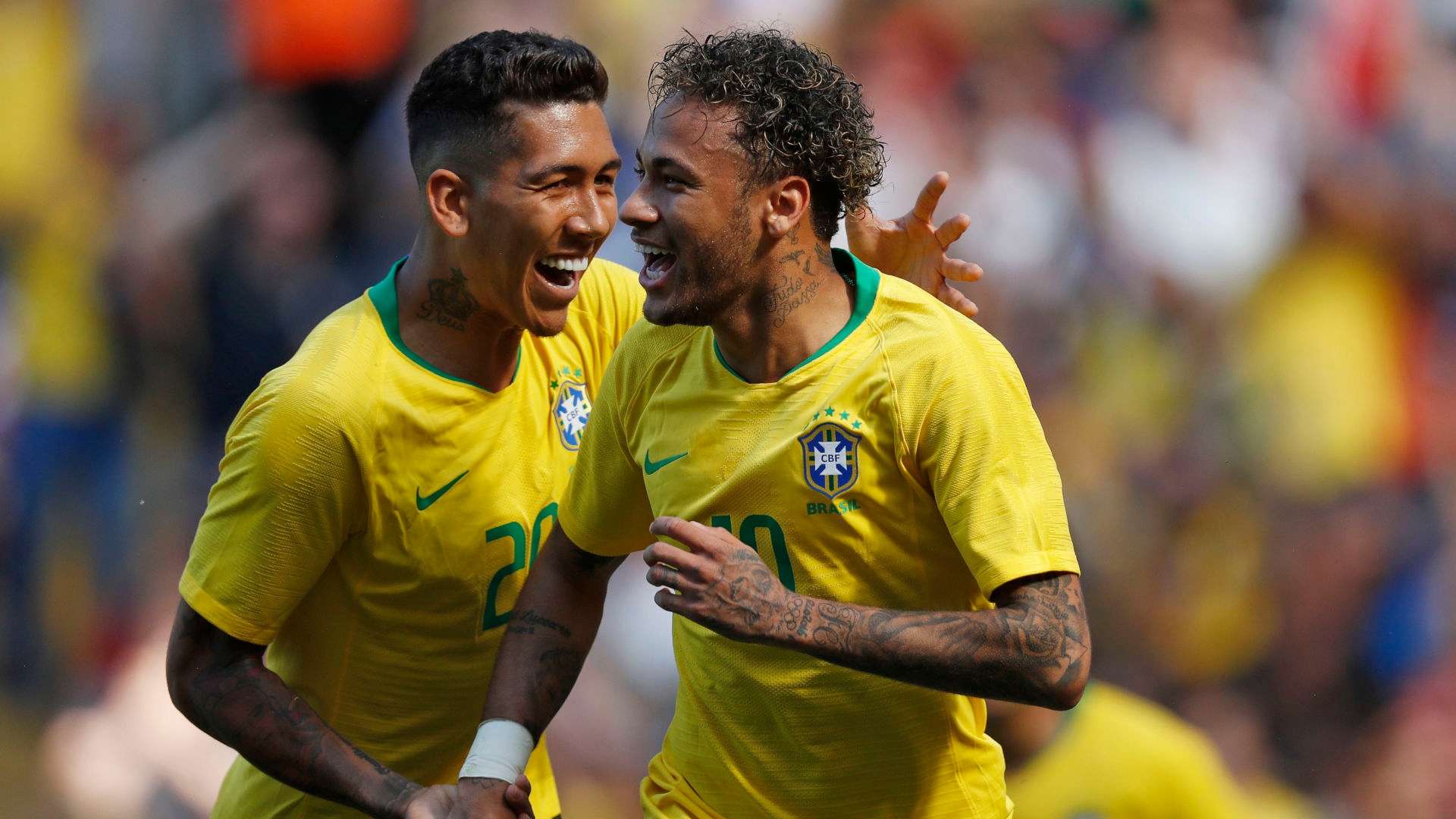 Neymar Firmino Brazil Croatia Friendlies 03062018