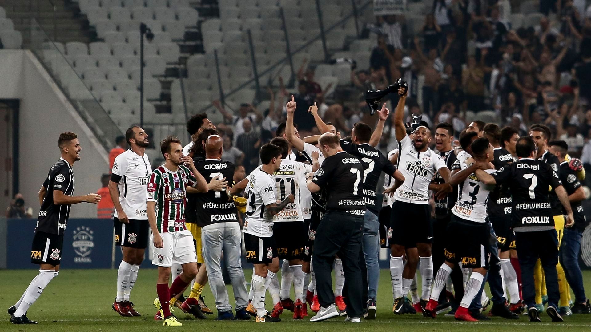 Festa campeao Corinthians Fluminense Brasileirao Serie A 15112017