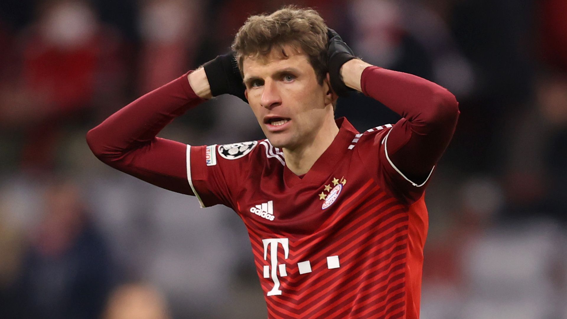 THOMAS MÜLLER BAYERN MÜNCHEN CHAMPIONS LEAGUE 08032022