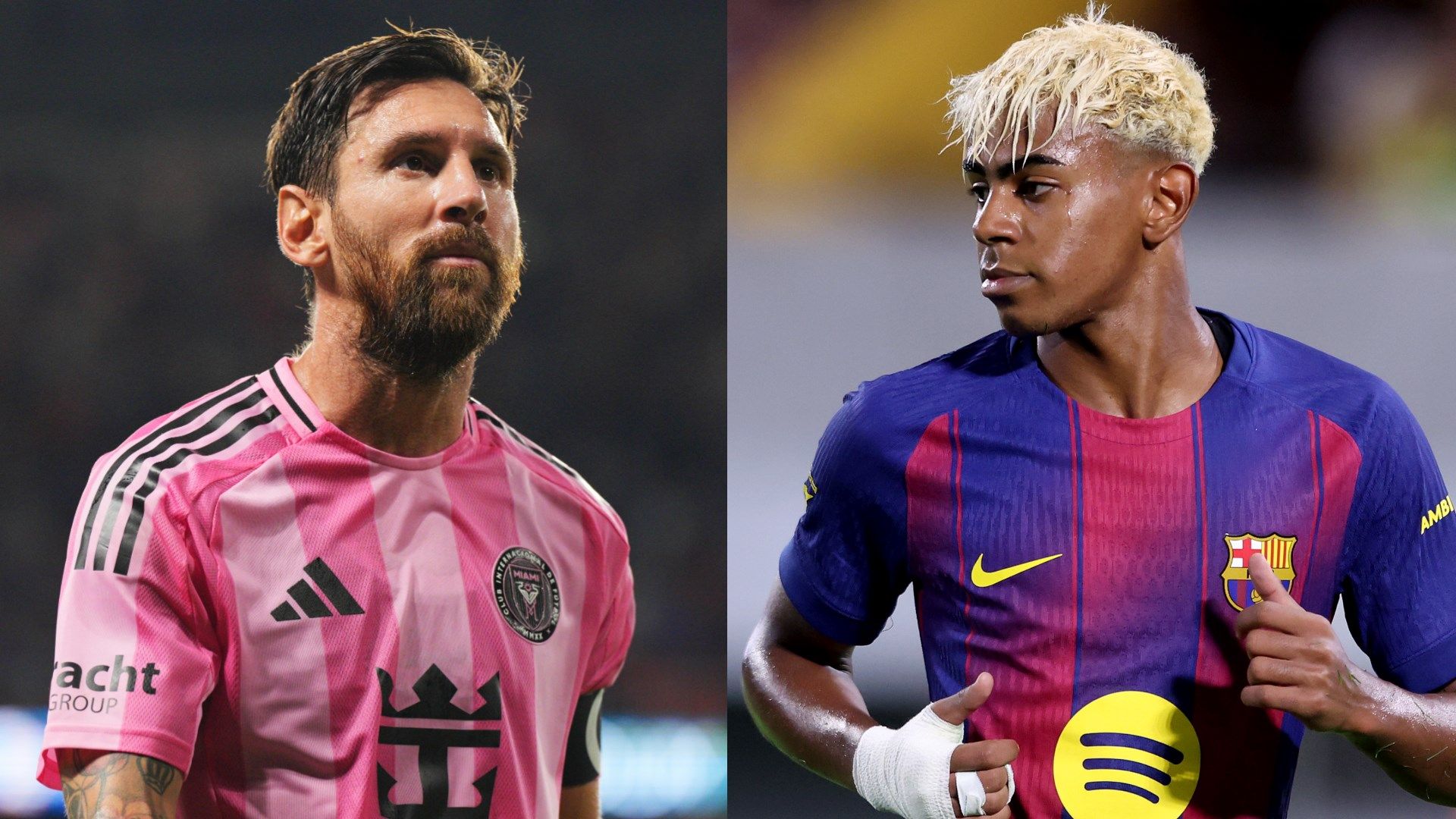 Lionel Messi Lamine Yamal GFX