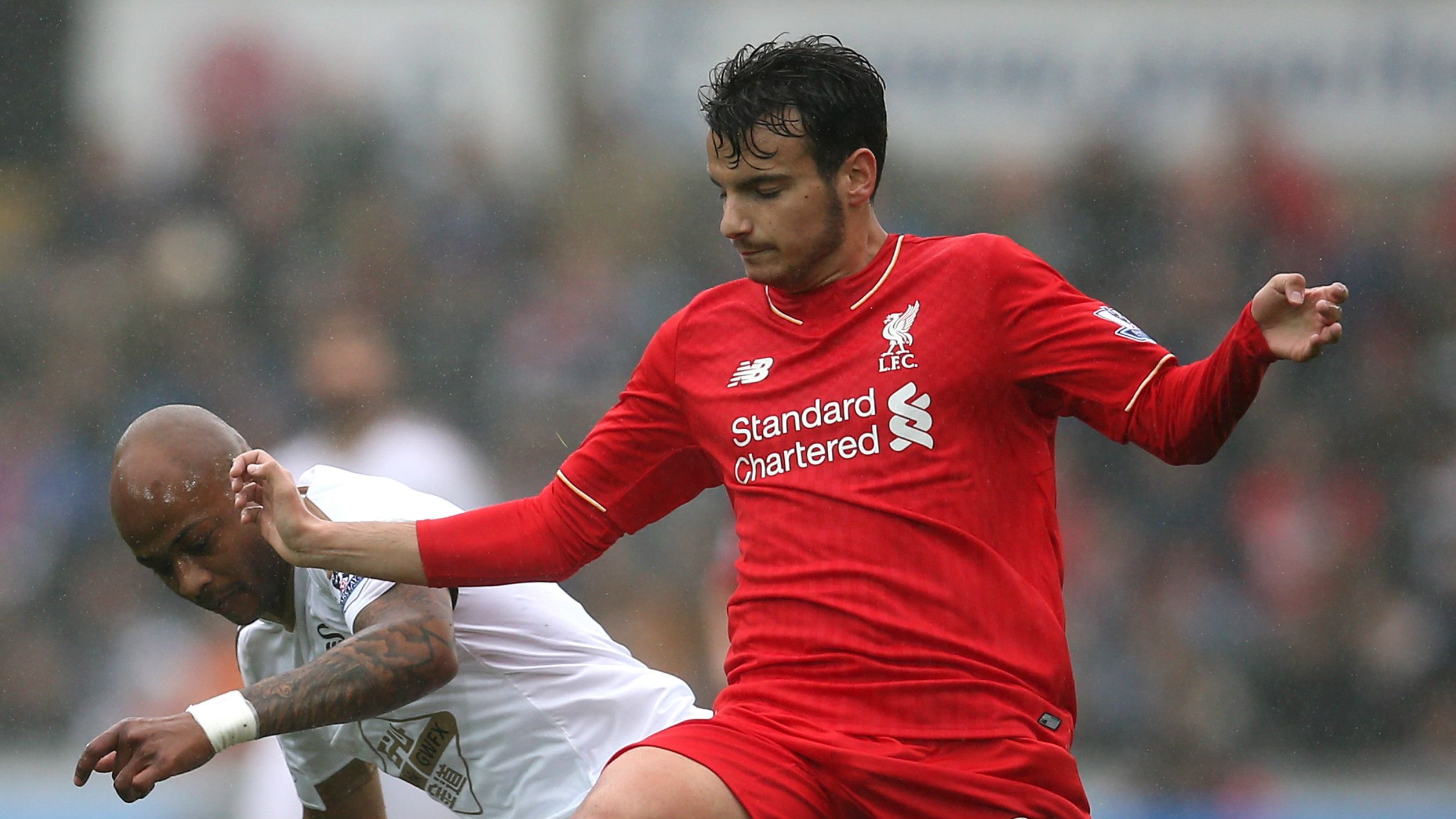 Pedro Chirivella Liverpool Swansea Premier League 01052016