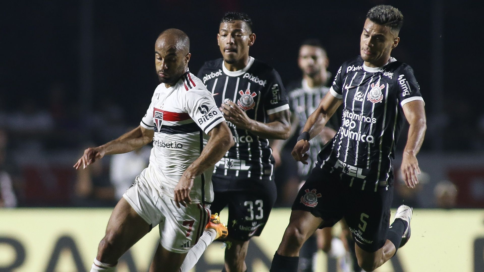 Lucas Moura, São Paulo x Corinthians, semifinal Copa do Brasil 2023