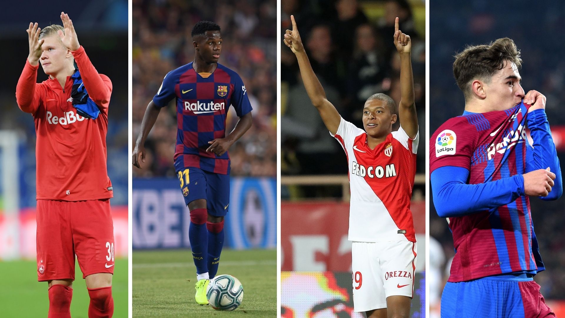 Haaland Fati Mbappe Gavi