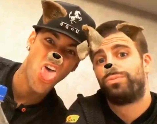 Pique Neymar