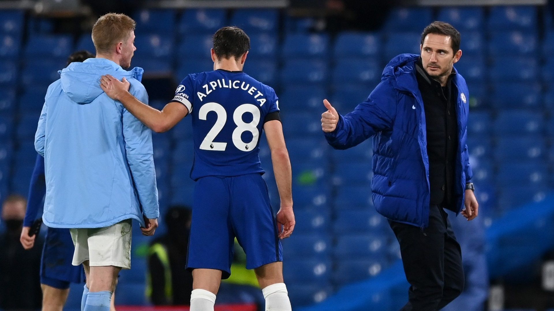 Kevin De Bruyne Lampard Manchester City Chelsea Premier League 03 01 2021
