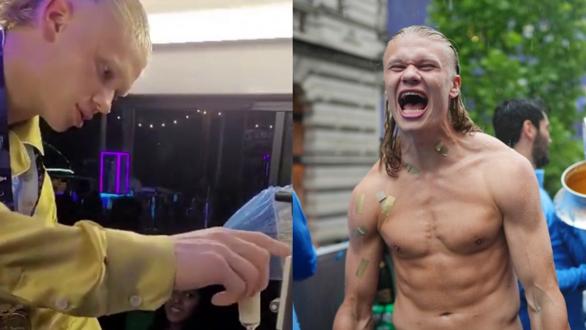 GFX Erling Haaland ice cream