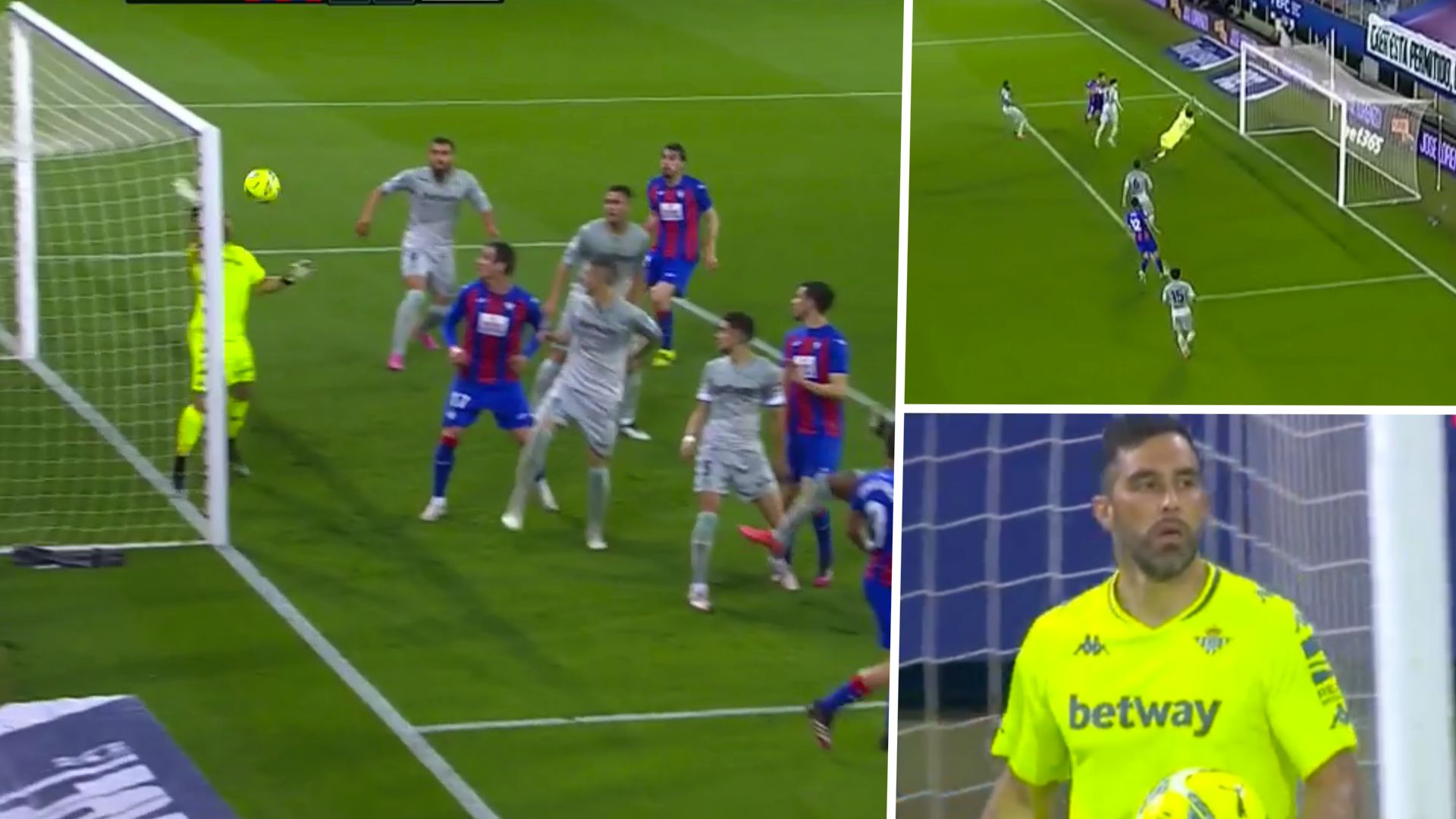 130521 Eibar Betis Claudio Bravo Sergi Enrich gol y tapada