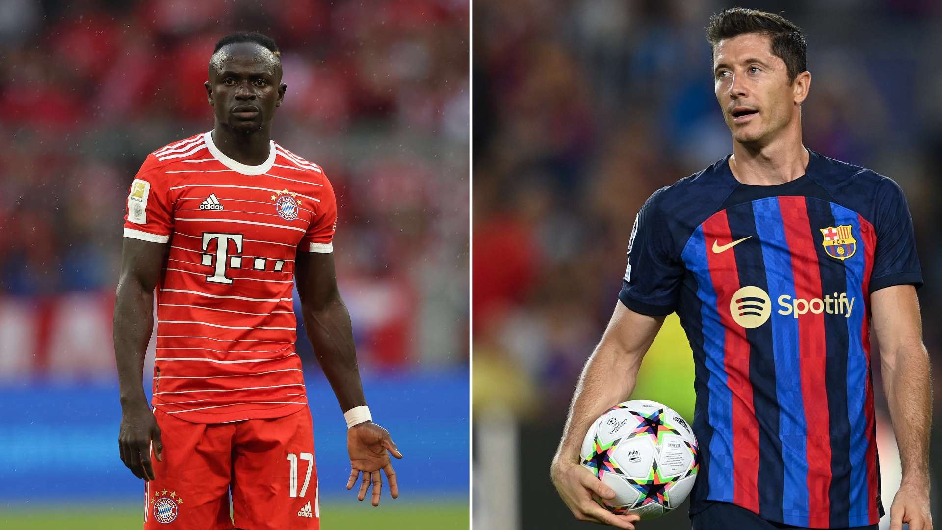 Lewandowski, Mane Barcelona Bayern 2022-2