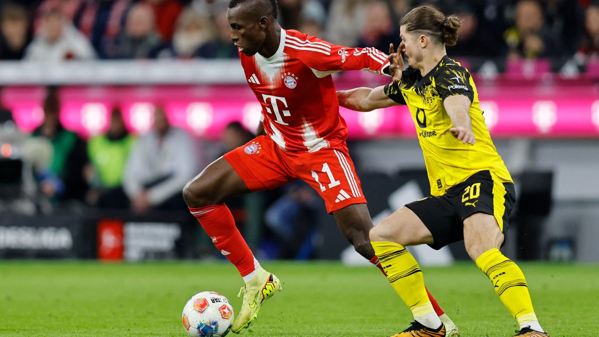NICOLAS JACKSON BAYERN MÜNCHEN MARCEL SABITZER BORUSSIA DORTMUND