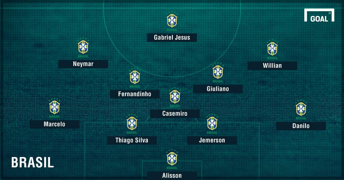 Escalação Brasil x Japão 10112017