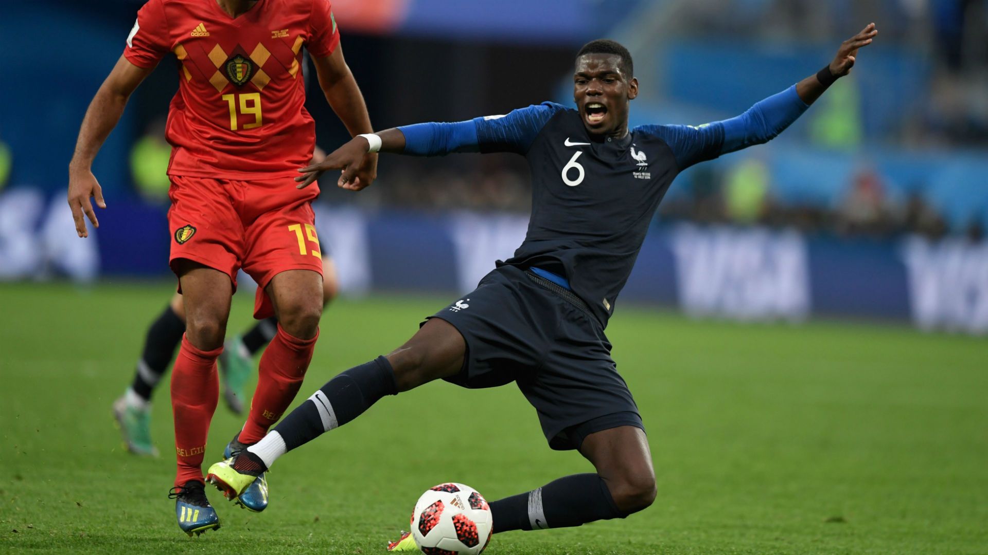 Paul Pogba France Belgium