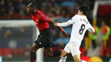 Paul Pogba Manchester United Valencia UEFA Champions League 02102018