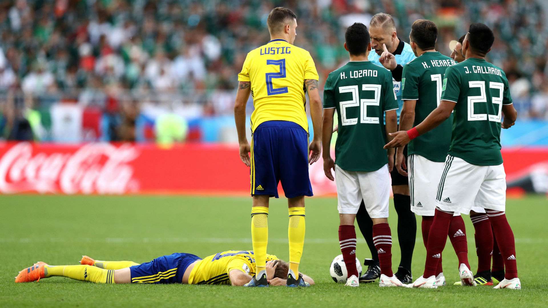 Gallardo Mexico Sweden World Cup