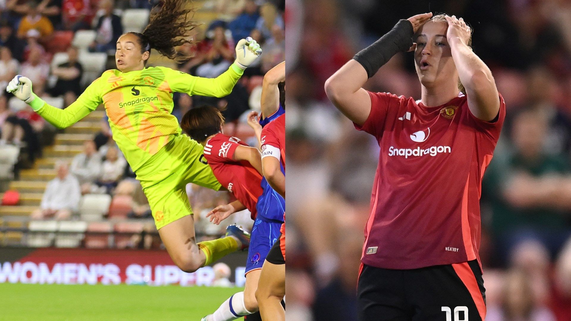 Man Utd women's player ratings vs Chelsea: USWNT goalkeeper Phallon Tullis-Joyce's error proves costly for Red Devils as WSL top-three hopes left hanging in the balance | Goal.com UK